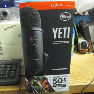 Blue YETI Microphones Blackout USB Microphone Black